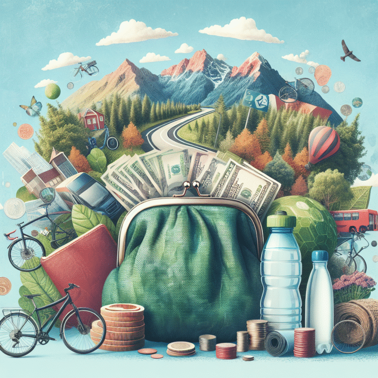 tips for sustainable travel on a budget