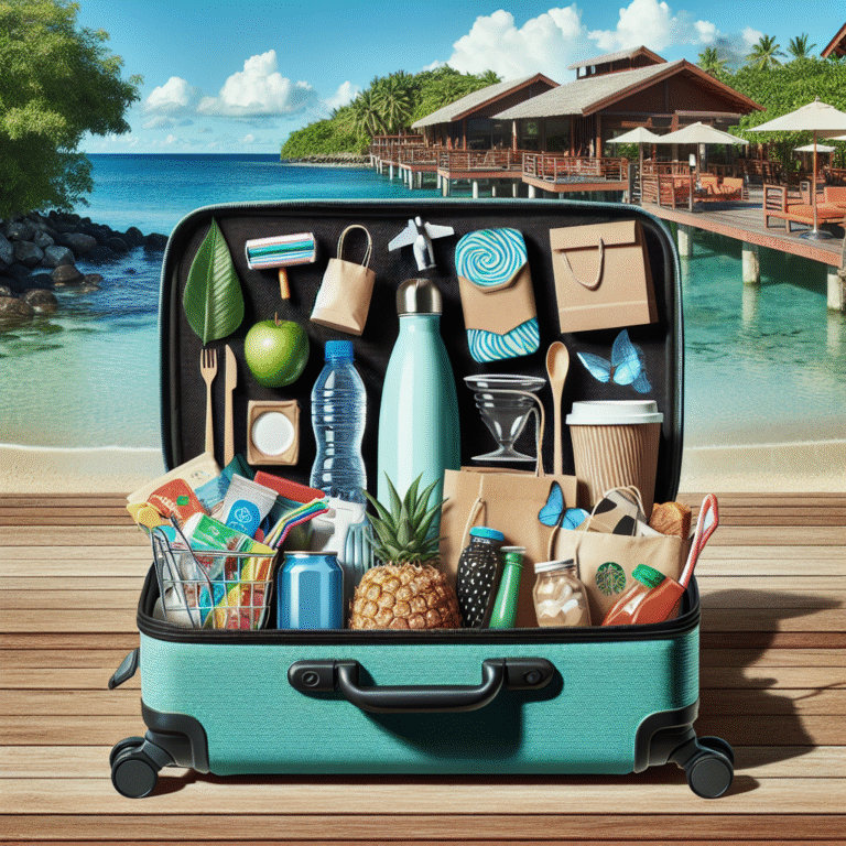 ways to avoid single-use plastics on vacation