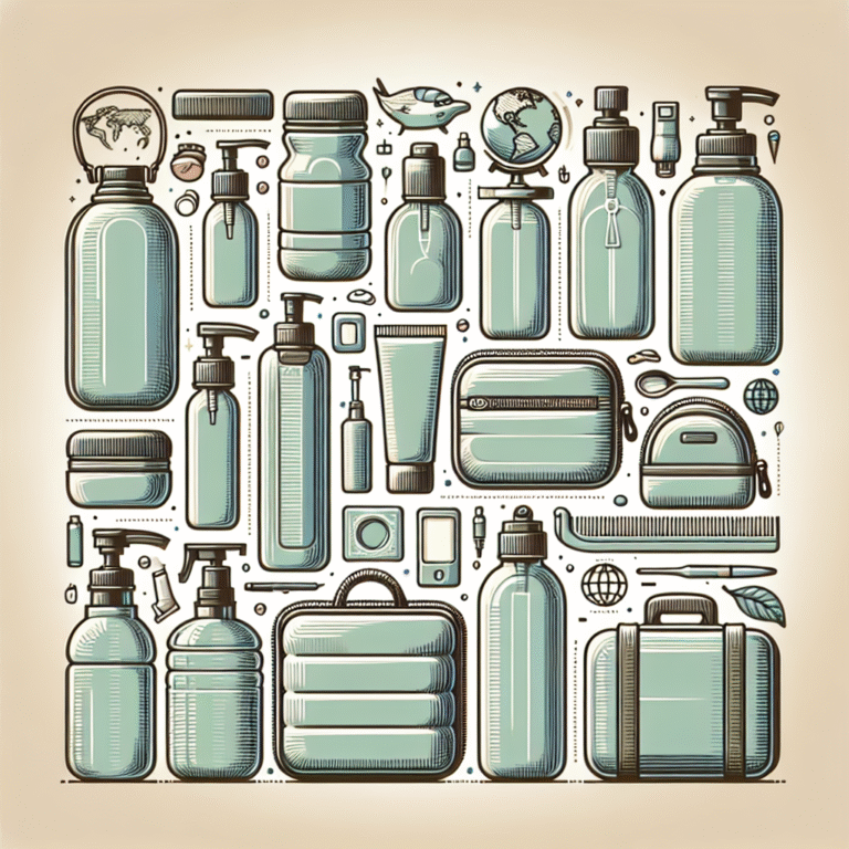 reusable travel bottles and containers