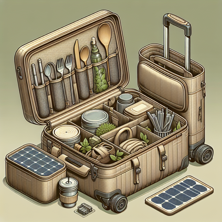 sustainable luggage for zero-waste travelers