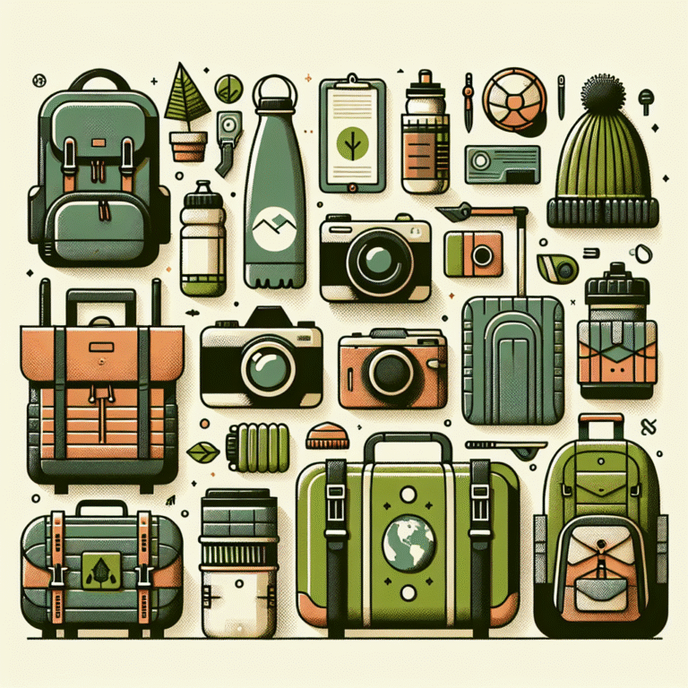 travel gear made from recycled materials