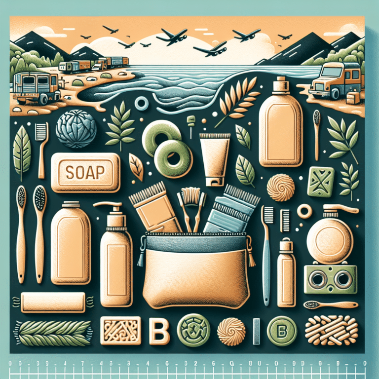 biodegradable toiletries to keep your travel sustainable