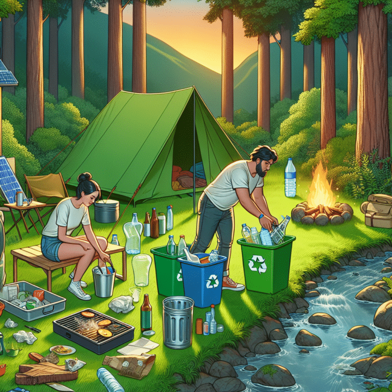 easy-to-follow tips for waste-free camping trips