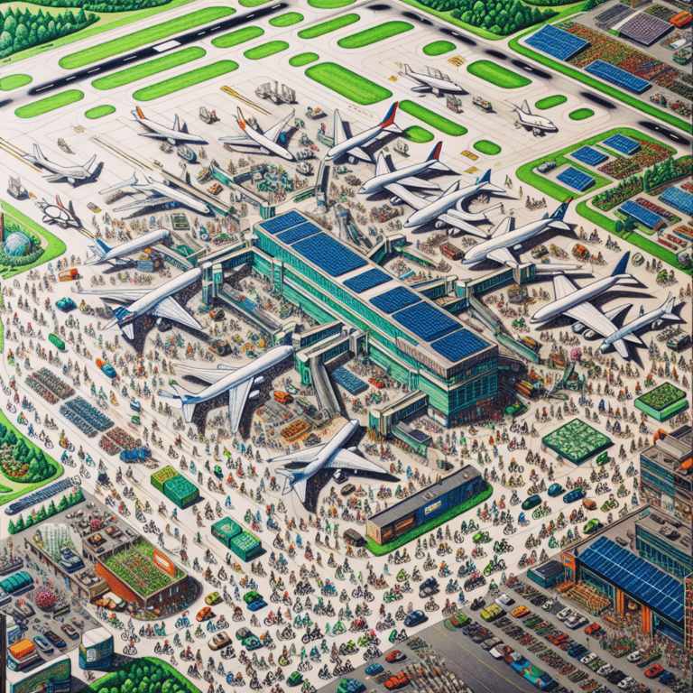 how to navigate airports with sustainability in mind