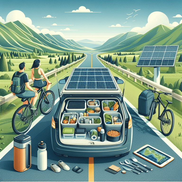 how to minimize waste during road trips