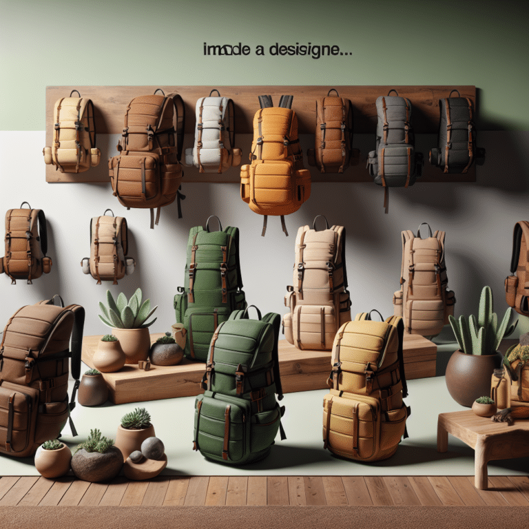 eco-friendly travel backpacks designed for nature lovers