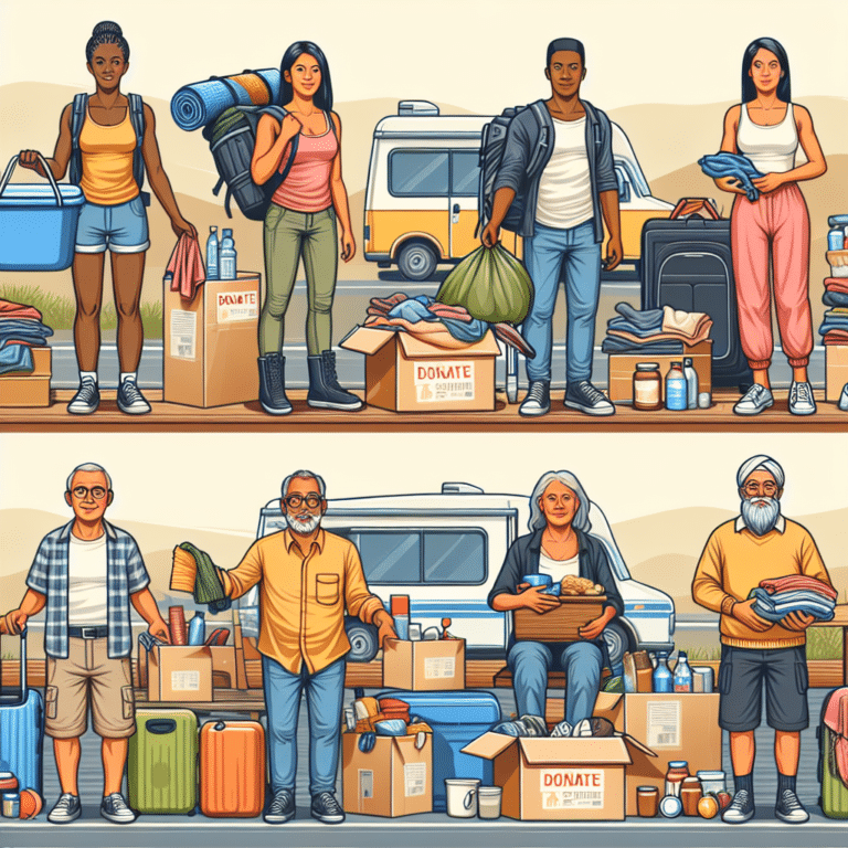 smart ways to donate unused items while traveling