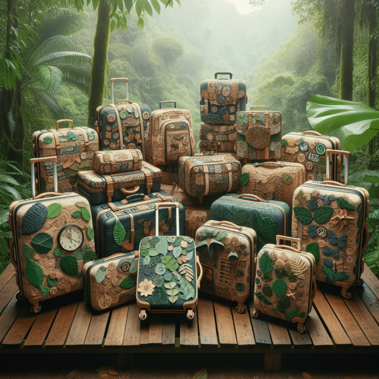 sustainable luggage for zero-waste travelers