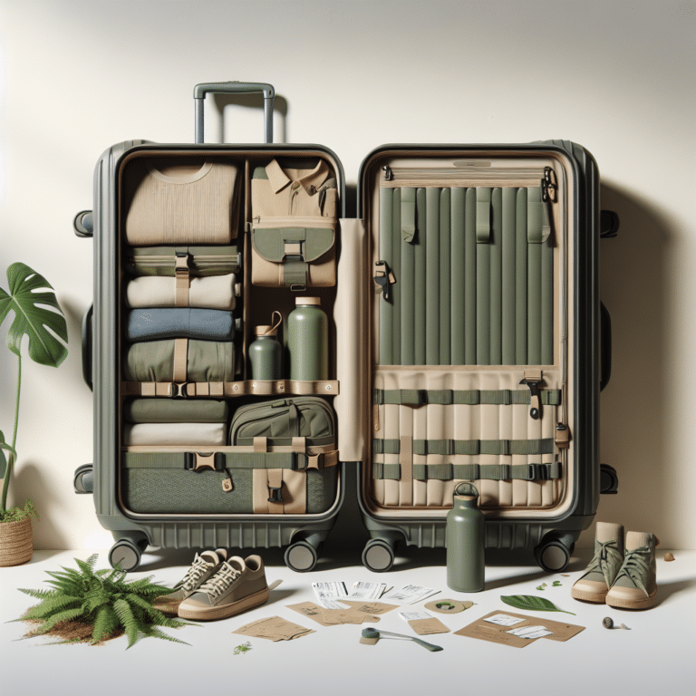 sustainable luggage for zero-waste travelers