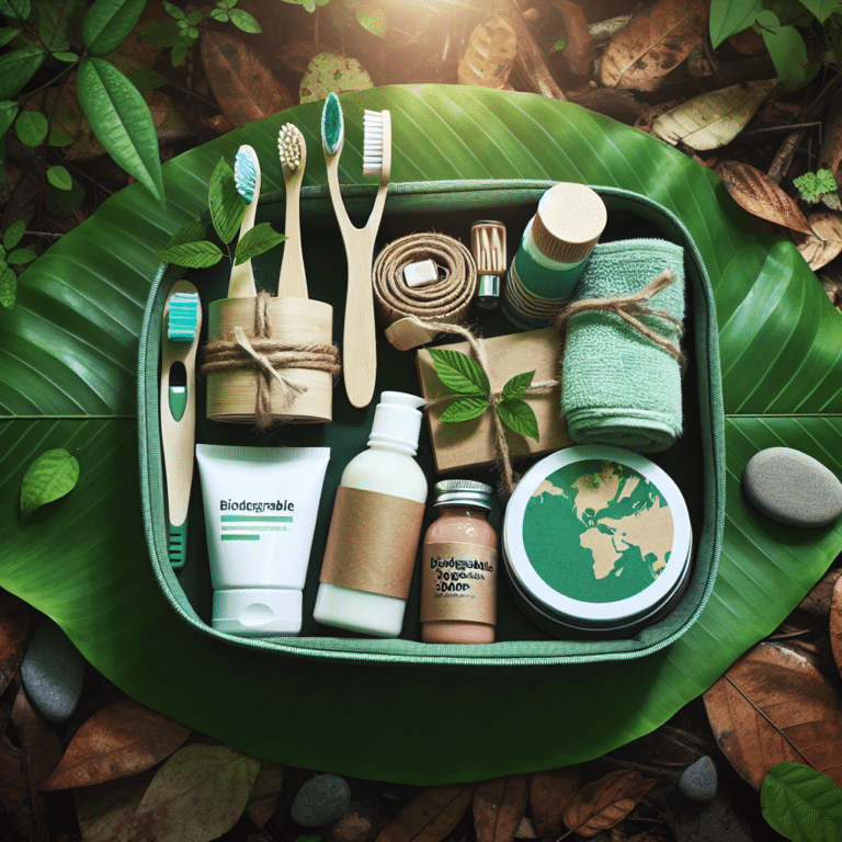 biodegradable toiletries for traveling