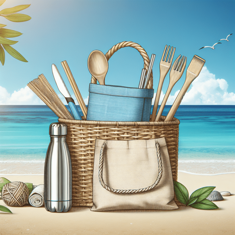 avoiding disposable items on vacation