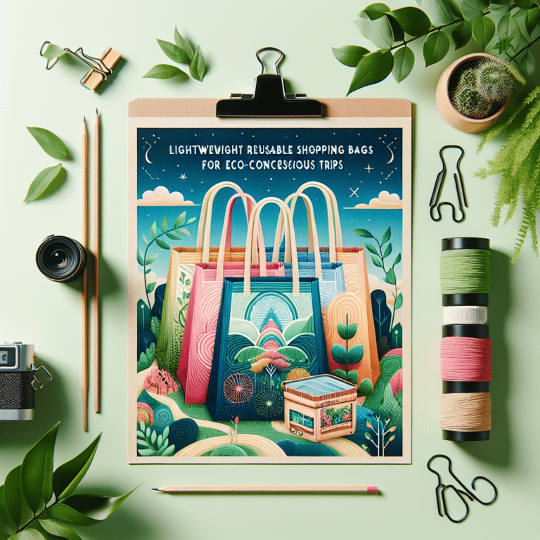lightweight reusable shopping bags for eco-conscious trips