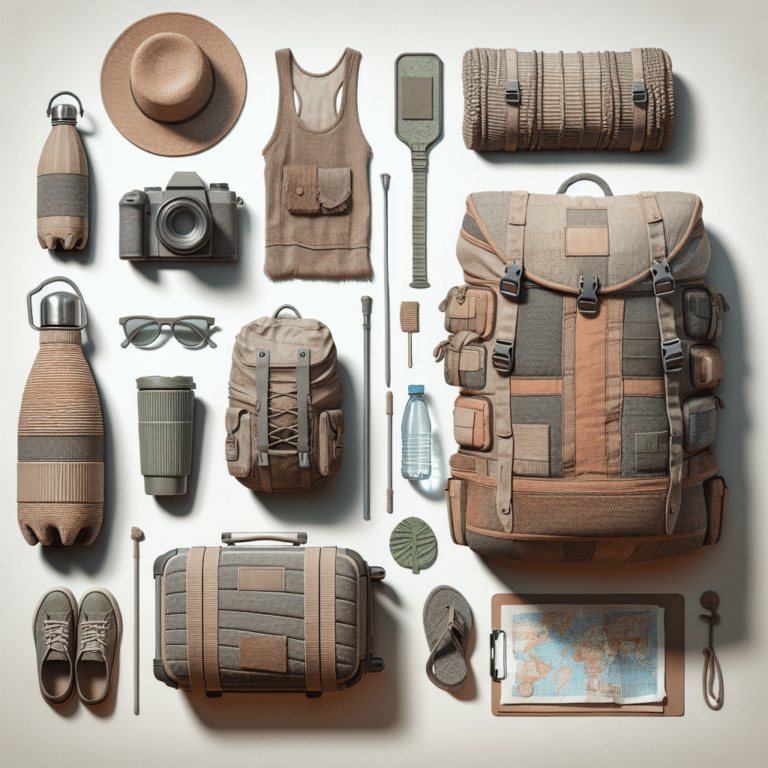 travel gear made from recycled materials